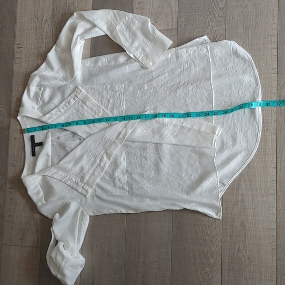 BCBG MaxAzria "Elsy" US XS White Blouse - Picture 11 of 11